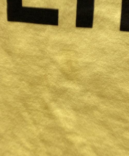 CELINE（セリーヌ）CELINE (セリーヌ) ロゴプリント クロップド クルーネック カットソー イエロー サイズ:Mの古着・服飾アイテム