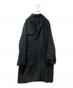 nestrobe confectネストローブ コンフェクト）の古着「リネンコート」｜ブラック