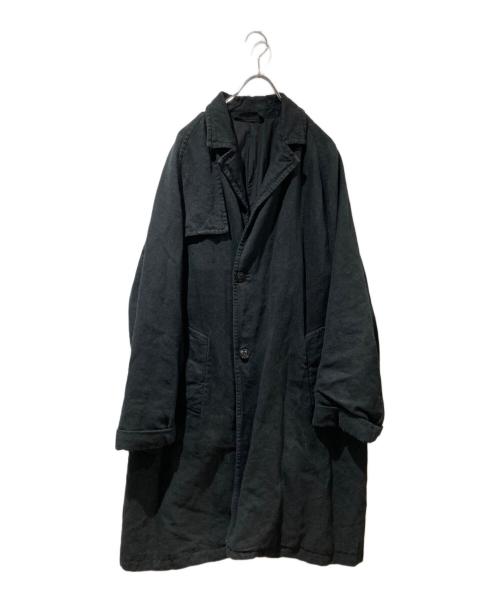 nestrobe confect（ネストローブ コンフェクト）nestrobe confect (ネストローブ コンフェクト) リネンコート ブラック サイズ:Freeの古着・服飾アイテム