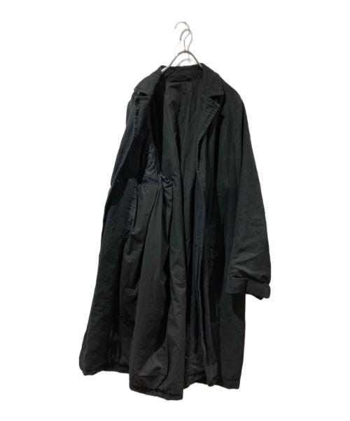 nestrobe confect（ネストローブ コンフェクト）nestrobe confect (ネストローブ コンフェクト) リネンコート ブラック サイズ:Freeの古着・服飾アイテム