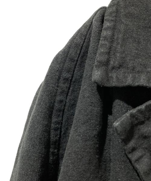 nestrobe confect（ネストローブ コンフェクト）nestrobe confect (ネストローブ コンフェクト) リネンコート ブラック サイズ:Freeの古着・服飾アイテム