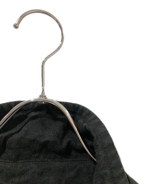 nestrobe confect（ネストローブ コンフェクト）nestrobe confect (ネストローブ コンフェクト) リネンコート ブラック サイズ:Freeの古着・服飾アイテム