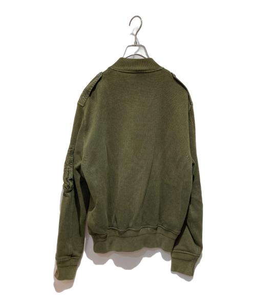 POLO RALPH LAUREN（ポロ・ラルフローレン）POLO RALPH LAUREN (ポロ・ラルフローレン) ニットボンバージャケット グリーン サイズ:Sの古着・服飾アイテム