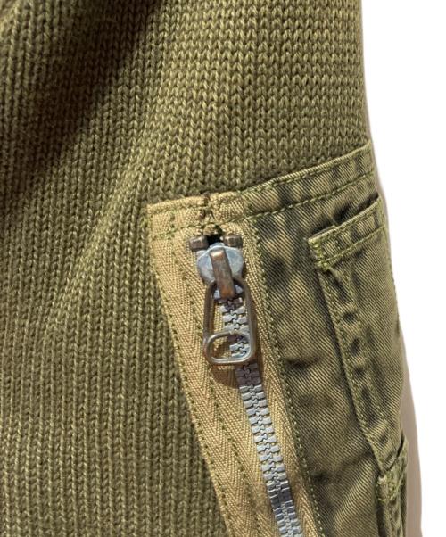 POLO RALPH LAUREN（ポロ・ラルフローレン）POLO RALPH LAUREN (ポロ・ラルフローレン) ニットボンバージャケット グリーン サイズ:Sの古着・服飾アイテム