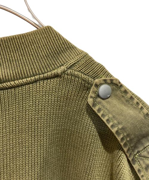 POLO RALPH LAUREN（ポロ・ラルフローレン）POLO RALPH LAUREN (ポロ・ラルフローレン) ニットボンバージャケット グリーン サイズ:Sの古着・服飾アイテム