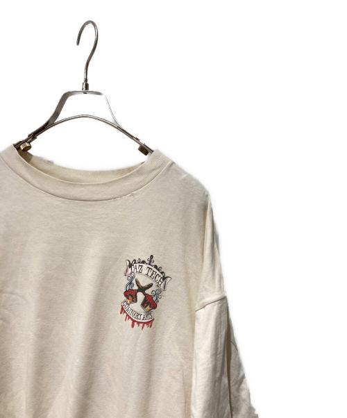 SoF Tee（ソフ ティー）SoF Tee (ソフ ティー) 90’s バックプリントTシャツ ホワイト サイズ:XLの古着・服飾アイテム