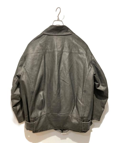 Sea Room lynn（シールームリン）Sea Room Lynn (シールームリン) ECOレザーBIGダブルライダースジャケット ブラック サイズ:Mの古着・服飾アイテム