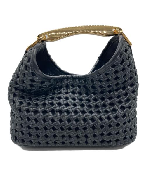 elleme（エレメ）ELLEME (エレメ) ウーブン・レザー ブラック ブラックの古着・服飾アイテム