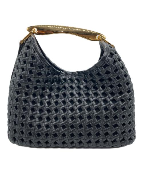 elleme（エレメ）ELLEME (エレメ) ウーブン・レザー ブラック ブラックの古着・服飾アイテム