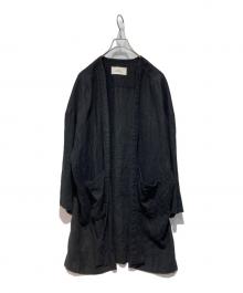 nestrobe confect（ネストローブ コンフェクト）の古着「リネンコート」｜ブラック