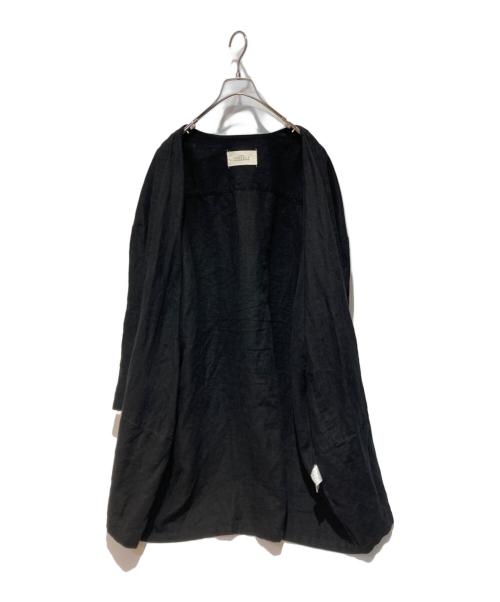 nestrobe confect（ネストローブ コンフェクト）nestrobe confect (ネストローブ コンフェクト) リネンコート ブラック サイズ:表記無しの古着・服飾アイテム