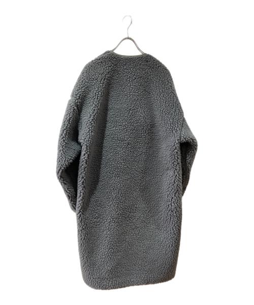 HYKE（ハイク）HYKE (ハイク) FAUX SHEARLING COAT グレー サイズ:1の古着・服飾アイテム