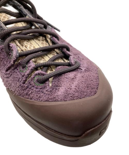 SALOMON（サロモン）SALOMON (サロモン) X-ALP Suede パープル×グレー サイズ:25cmの古着・服飾アイテム