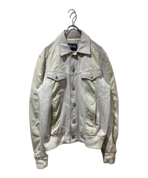 Jean Paul GAULTIER（ジャンポールゴルチェ）Jean Paul GAULTIER (ジャンポールゴルチェ) レザーブルゾン アイボリー サイズ:50の古着・服飾アイテム