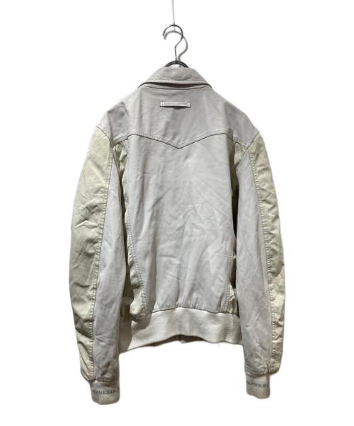 Jean Paul GAULTIER（ジャンポールゴルチェ）Jean Paul GAULTIER (ジャンポールゴルチェ) レザーブルゾン アイボリー サイズ:50の古着・服飾アイテム