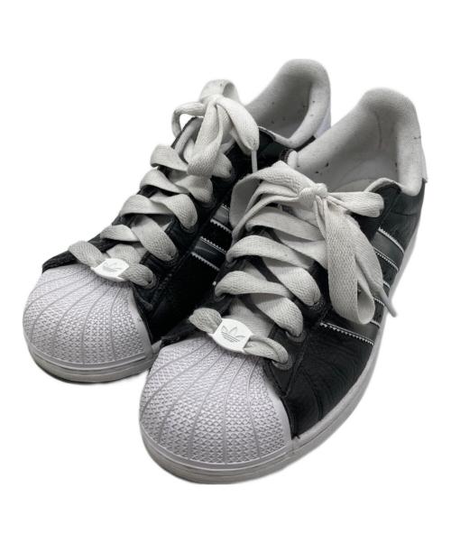 adidas（アディダス）adidas (アディダス) ローカットスニーカー ブラック×ホワイト サイズ:27cmの古着・服飾アイテム