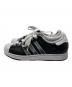 adidas (アディダス) ローカットスニーカー ブラック×ホワイト サイズ:27cm：10000円