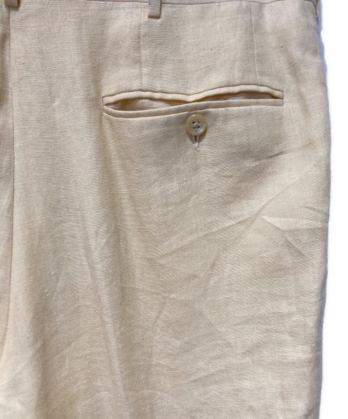 POLO RALPH LAUREN（ポロ・ラルフローレン）POLO RALPH LAUREN (ポロ・ラルフローレン) リネンパンツ ベージュ サイズ:82の古着・服飾アイテム