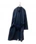 THE RERACS（ザ リラクス）の古着「ノーカラータイロッケンコート」｜ネイビー