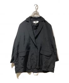 MM6 Maison Margiela（エムエムシックスメゾンマルジェラ）の古着「18AW テーラードジャケット」｜ブラック