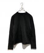 JIL SANDERジルサンダー）の古着「ショルダージッププルオーバー」｜ブラック