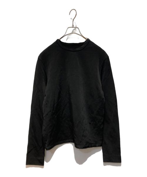 JIL SANDER（ジルサンダー）JIL SANDER (ジルサンダー) ショルダージッププルオーバー ブラック サイズ:34の古着・服飾アイテム