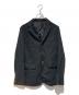 COMME des GARCONS HOMME DEUX (コムデギャルソン オム ドゥ) 縮絨セットアップスーツ ブラック サイズ:ジャケット SIZE S ボトムス SIZE XS：40000円