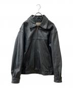 ST JOHN'S BAYセントジョンズベイ）の古着「レザージャケット」｜ブラック
