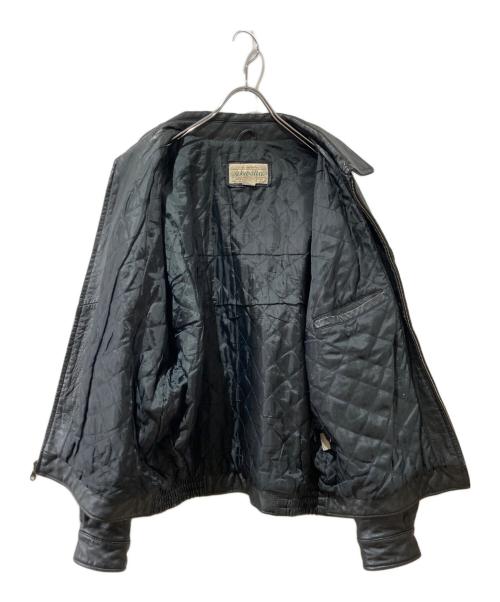 ST JOHN'S BAY（セントジョンズベイ）ST JOHN'S BAY (セントジョンズベイ) レザージャケット ブラック サイズ:Mの古着・服飾アイテム