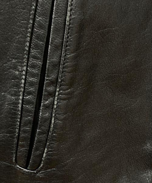 ST JOHN'S BAY（セントジョンズベイ）ST JOHN'S BAY (セントジョンズベイ) レザージャケット ブラック サイズ:Mの古着・服飾アイテム