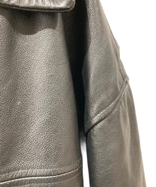 ST JOHN'S BAY（セントジョンズベイ）ST JOHN'S BAY (セントジョンズベイ) レザージャケット ブラック サイズ:Mの古着・服飾アイテム