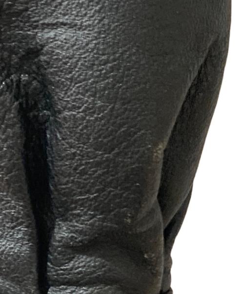 ST JOHN'S BAY（セントジョンズベイ）ST JOHN'S BAY (セントジョンズベイ) レザージャケット ブラック サイズ:Mの古着・服飾アイテム