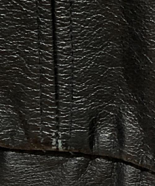 ST JOHN'S BAY（セントジョンズベイ）ST JOHN'S BAY (セントジョンズベイ) レザージャケット ブラック サイズ:Mの古着・服飾アイテム