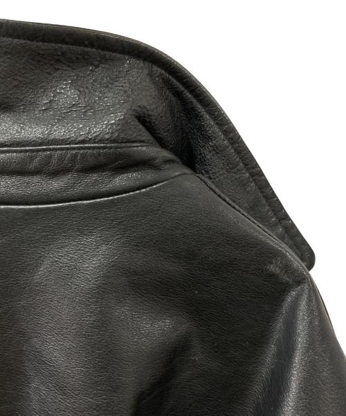 ST JOHN'S BAY（セントジョンズベイ）ST JOHN'S BAY (セントジョンズベイ) レザージャケット ブラック サイズ:Mの古着・服飾アイテム