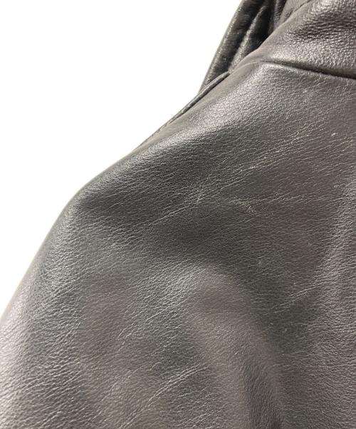 ST JOHN'S BAY（セントジョンズベイ）ST JOHN'S BAY (セントジョンズベイ) レザージャケット ブラック サイズ:Mの古着・服飾アイテム