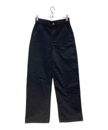 Calvin Klein Jeans（カルバンクラインジーンズ）の古着「TROUSER BARREL SOFT BLACK」｜ブラック
