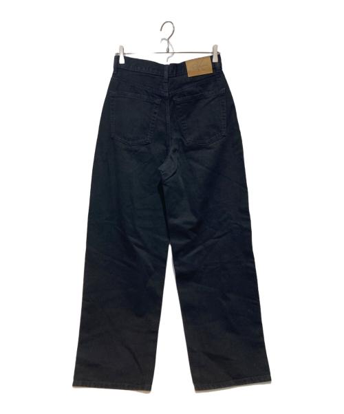 Calvin Klein Jeans（カルバンクラインジーンズ）Calvin Klein Jeans (カルバンクラインジーンズ) TROUSER BARREL SOFT BLACK ブラック サイズ:W27の古着・服飾アイテム