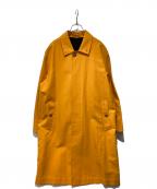 AMI Alexandre Mattiussiアミアレクサンドルマテュッシ）の古着「ステンカラーコート」｜オレンジ