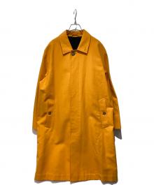AMI Alexandre Mattiussi（アミアレクサンドルマテュッシ）の古着「ステンカラーコート」｜オレンジ