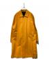 AMI Alexandre Mattiussi（アミアレクサンドルマテュッシ）の古着「ステンカラーコート」｜オレンジ