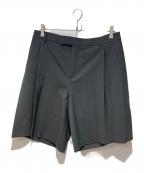 VALENTINOヴァレンティノ）の古着「プリーツワイドショーツ」｜グレー