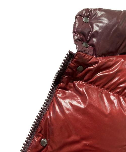 MONCLER（モンクレール）MONCLER (モンクレール) EVER GIUBBOTTO ダウンジャケット ボルドー サイズ:4の古着・服飾アイテム