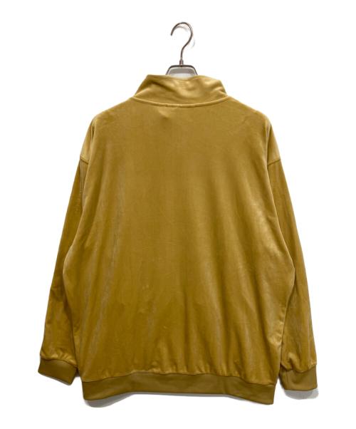 adidas Originals（アディダスオリジナル）adidas originals (アディダスオリジナル) ベロアトラックジャケット イエロー サイズ:2XLの古着・服飾アイテム