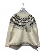 and wanderアンドワンダー）の古着「lopi knit sweater」｜ホワイト