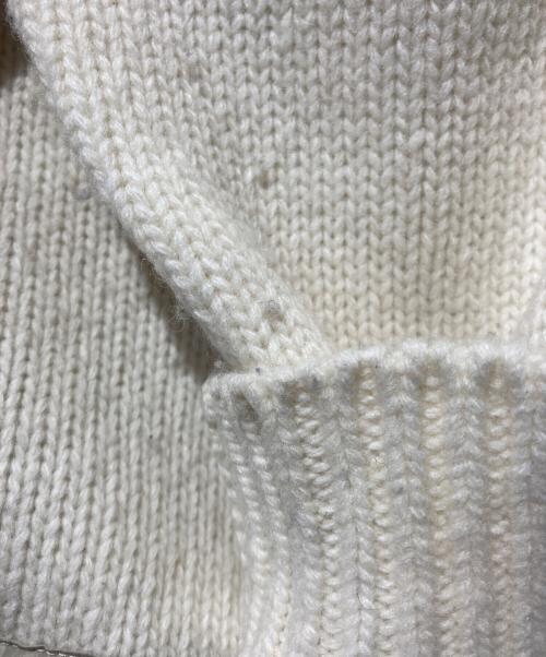 and wander（アンドワンダー）and wander (アンドワンダー) lopi knit sweater ホワイト サイズ:S/Mの古着・服飾アイテム