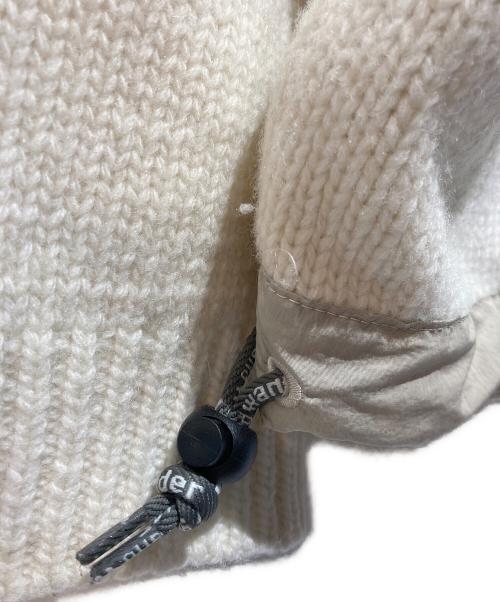 and wander（アンドワンダー）and wander (アンドワンダー) lopi knit sweater ホワイト サイズ:S/Mの古着・服飾アイテム