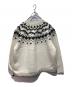 and wander (アンドワンダー) lopi knit sweater ホワイト サイズ:S/M：18000円