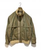 MEN'S BIGIメンズビギ）の古着「ダブルジップブルゾン」｜ベージュ