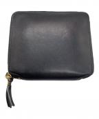 COMME des GARCONSコムデギャルソン）の古着「ラウンドジップウォレット」｜ブラック