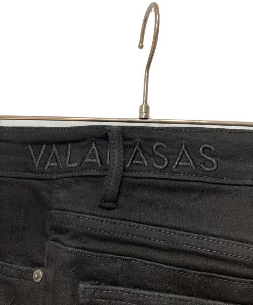 VALABASAS（バラバサス）VALABASAS (バラバサス) ダメージフレアデニム ブラック サイズ:W30の古着・服飾アイテム